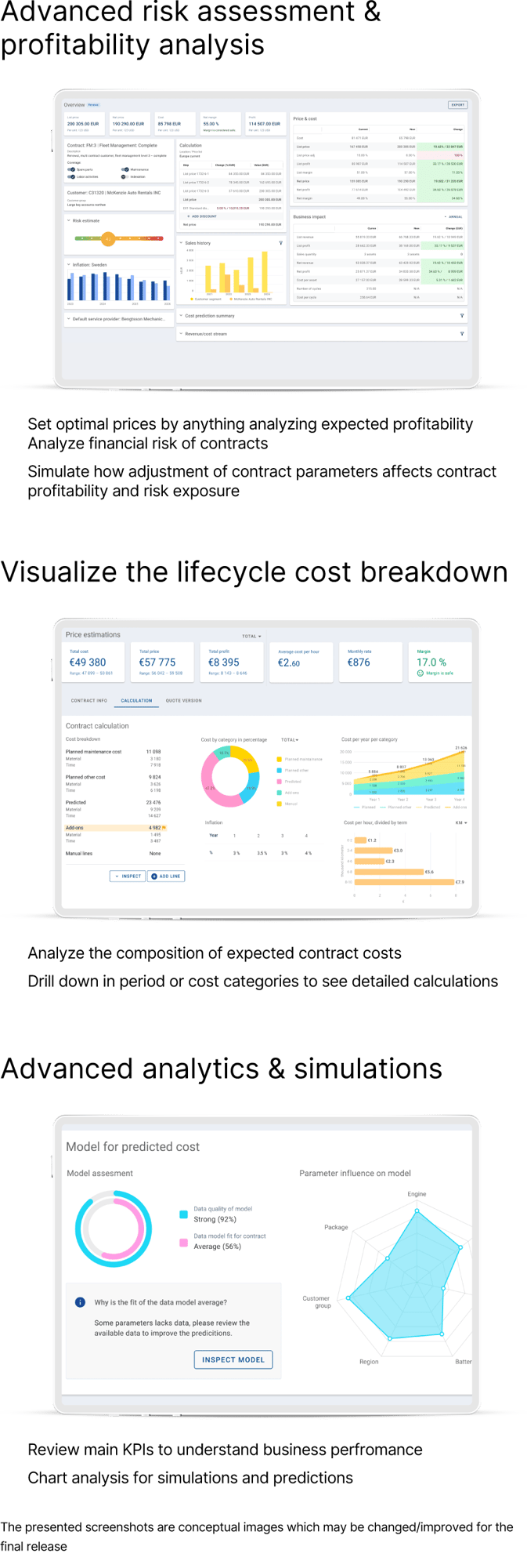 Service Contract Pricing Software